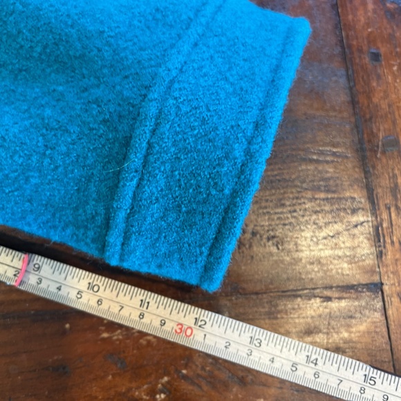 New CHICO'S Teal Blue Wool Ammi Jacket Size 3/XL - Picture 7 of 7